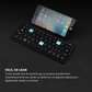 Teclado Bluetooth Dobrável