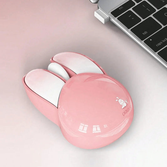 Mouse Sem Fio com Design de Coelho